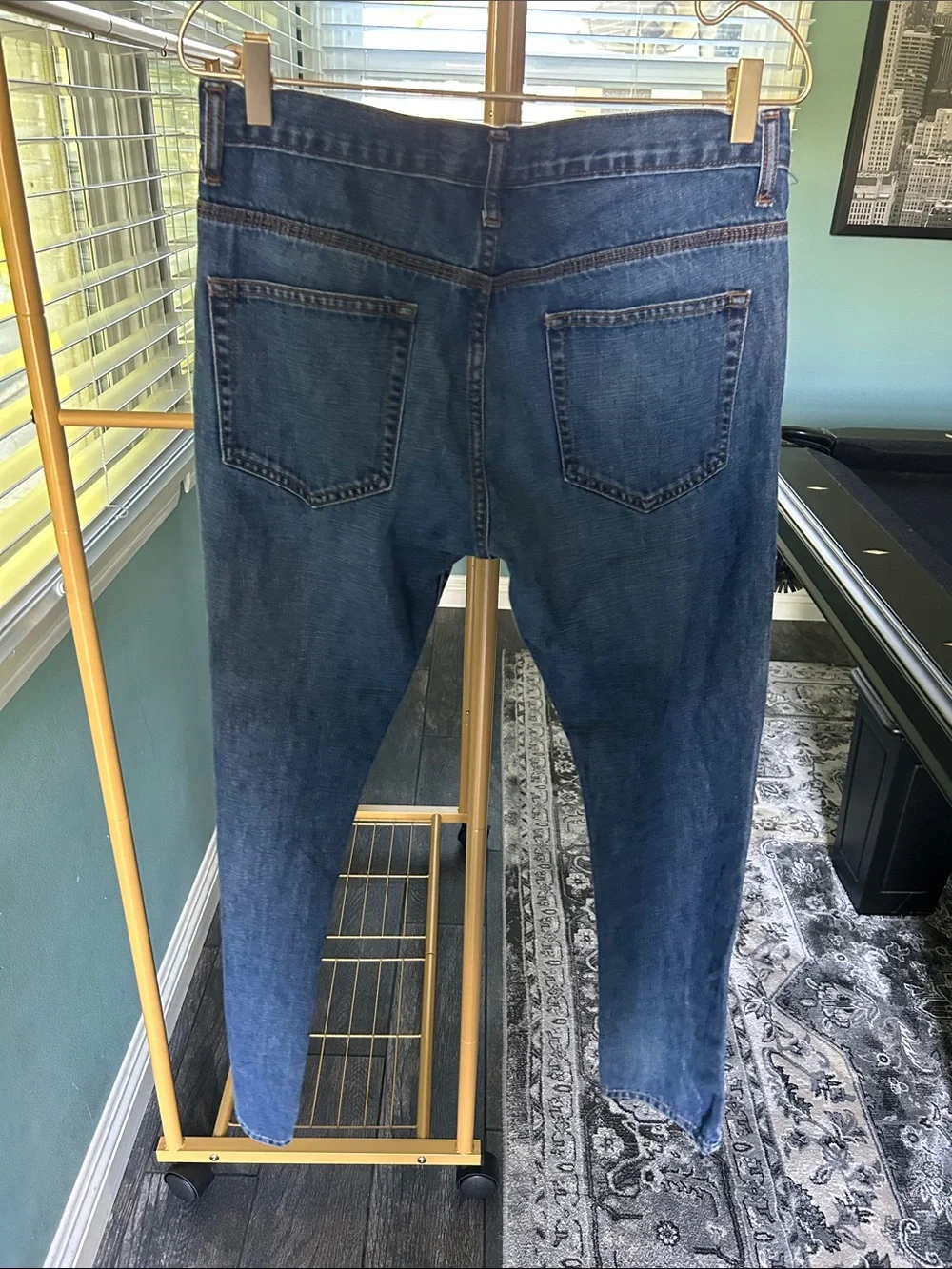 Topman Indigo Skinny Jeans Men’s